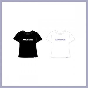 2025 JISOO [AMORTAGE] POP-UP STORE in TOKYO T-SHIRT : BLACK ver.