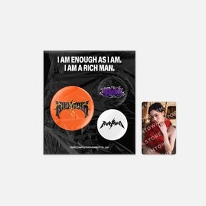 #Rich_Man MD PIN BUTTON SET