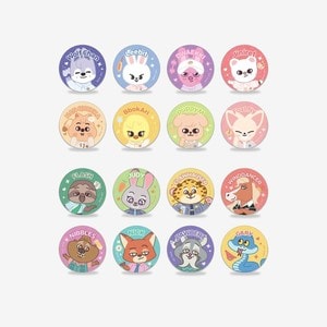 [SKZOO X ZOOTOPIA2 POP-UP STORE OFFICIAL MERCH] SECRET GLITTER CAN BADGE