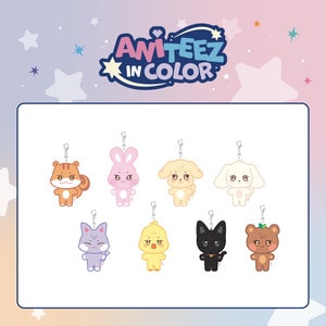 'ANITEEZ IN COLOR' MD ANITEEZ PLUSH KEYRING