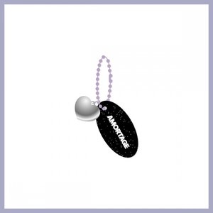 2025 JISOO [AMORTAGE] POP-UP STORE in TOKYO ACRYLIC KEYRING