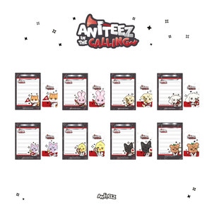 [ANITEEZ IN THE CALLING] MD MINI CLIPBOARD & MEMO PAD SET