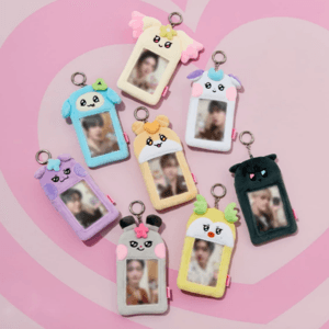 MIGHTEEZ PHOTO CARD HOLDER PLUSH KEYRING