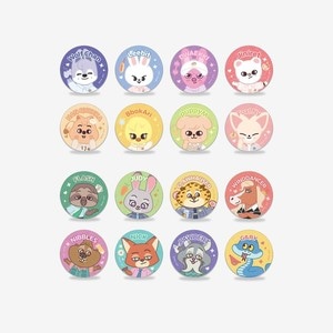 [SKZOO X ZOOTOPIA2 POP-UP STORE OFFICIAL MERCH] SECRET GLITTER CAN BADGE