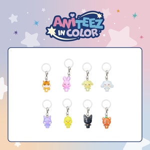 'ANITEEZ IN COLOR' MD (RANDOM) CLEAR MASCOT CHARM