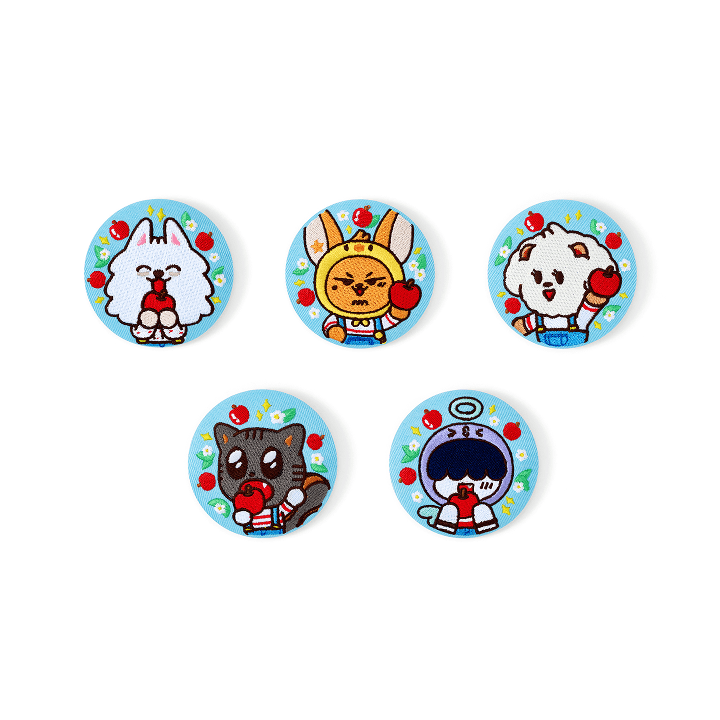 TXT - PPULBATU <Hey! APPUL> Embroidery Can Badge